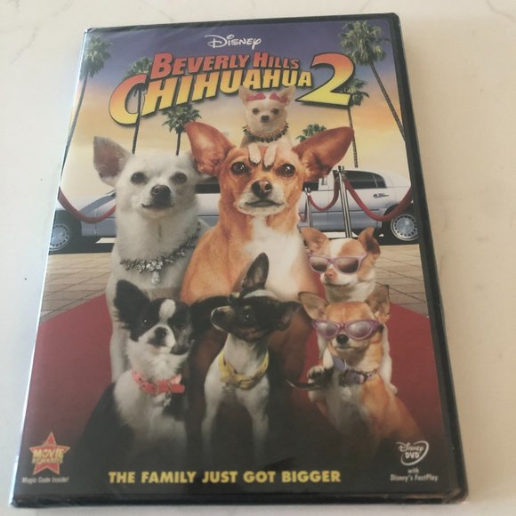2 for $10 🎁 NWT Disney Beverly Hills Chihuahua 2 DVD - Picture 3 of 3